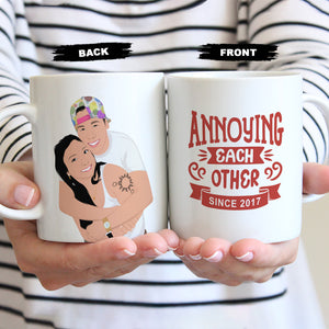 Create your own Custom Stickers for Couples Mug
