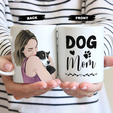 Load image into Gallery viewer, Create your own Custom Stickers for Custom Dog Mom Mug
