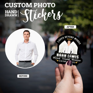 Create your own Custom Stickers for Custom Memorial 