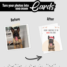 Load image into Gallery viewer, Create your own Custom Stickers for Dog Xmas Card
