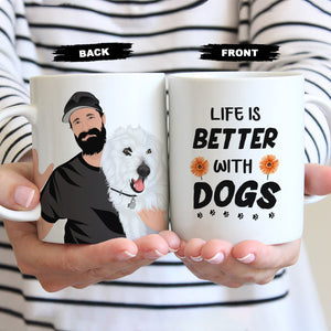 Create your own Custom Stickers for Dogs Mug