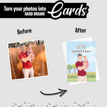 Load image into Gallery viewer, Create your own Custom Stickers for Fathers Day Card

