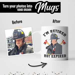 Create your own Custom Stickers for Firefighter Mug