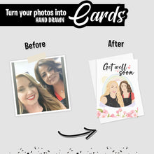 Load image into Gallery viewer, Create your own Custom Stickers for Get Well Soon Card
