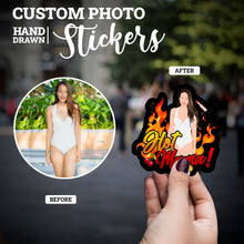 Load image into Gallery viewer, Create your own Custom Stickers for Hot Mama

