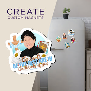 Create your own Custom Magnets for In The Hands of God Memorial