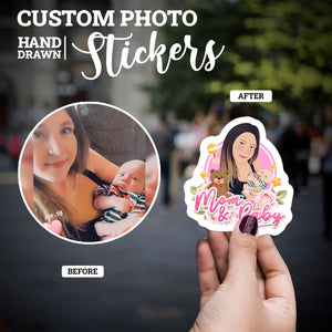 Create your own Custom Stickers for Mother and Baby