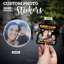 Load image into Gallery viewer, Create your own Custom Stickers for Mother with Son
