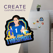 Load image into Gallery viewer, Create your own Custom Magnets for My School My Sport Volleyball
