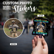Load image into Gallery viewer, Create your own Custom Stickers for My Son is a Marine
