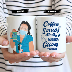 Create your own Custom Stickers for Nurse Mug