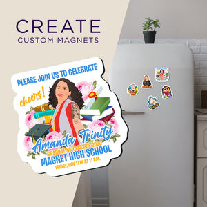 Create your own Custom Magnets for Please Join Us to Celebrate Graduation