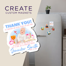 Load image into Gallery viewer, Create your own Custom Magnets for Thank You Christening Name
