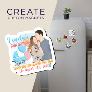Create your own Custom Magnets for Thank You for Sharing Day Baby Shower