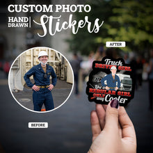 Load image into Gallery viewer, Create your own Custom Stickers for Truck Driver Girl
