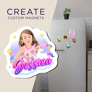 Create your own Custom Magnets for Unicorn Name