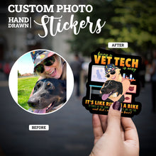Load image into Gallery viewer, Create your own Custom Stickers for Vet tech
