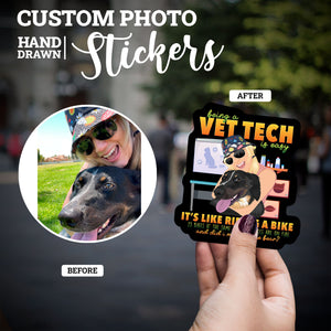 Create your own Custom Stickers for Vet tech