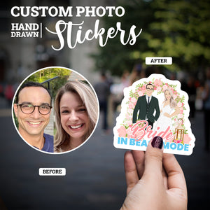 Create your own Custom Stickers Bride in Beast Mode with High Quality