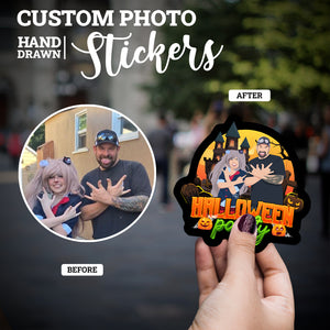 Create your own Custom Stickers Halloween Party with High Quality
