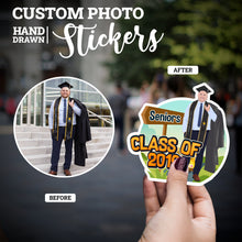 Load image into Gallery viewer, Create your own Custom Stickers High School Seniors with High Quality
