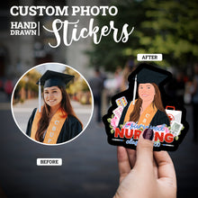 Load image into Gallery viewer, Create your own Custom Stickers I Survived Nursing Class of Year with High Quality
