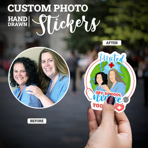 Create your own Custom Stickers I Visited My School Nurse