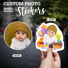 Load image into Gallery viewer, Create your own Custom Stickers Its Your Birthday Lets Celebrate with High Quality
