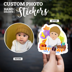 Create your own Custom Stickers Its Your Birthday Lets Celebrate with High Quality