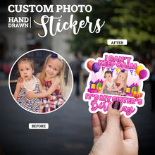 Load image into Gallery viewer, Create your own Custom Stickers Sisters Birthday with High Quality
