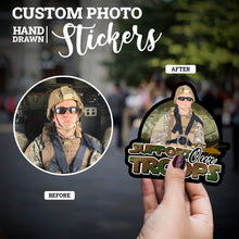 Load image into Gallery viewer, Create your own Custom Stickers Support Our Military Troops with High Quality

