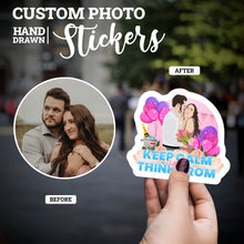 Load image into Gallery viewer, Create your own Custom Stickers Think Calm Think Prom with High Quality

