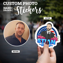 Load image into Gallery viewer, Create your own Custom Stickers Voting Name and Year with High Quality
