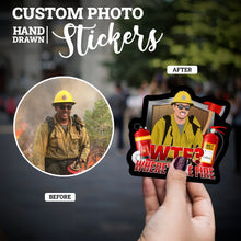 Load image into Gallery viewer, Create your own Custom Stickers WTF Where is the Fire
