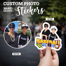 Load image into Gallery viewer, Create your own Custom Stickers for Baseball Mom &amp; Player

