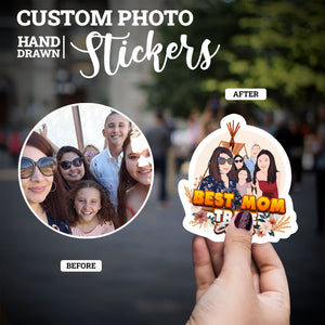 Create your own Custom Stickers for Best Mom Tribe Ever