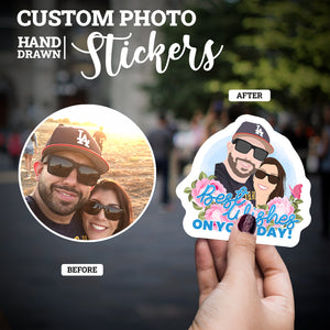 Create your own Custom Stickers for Best Wishes on Your Day