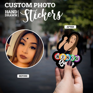 Create your own Custom Stickers for Bingo Mom Queen