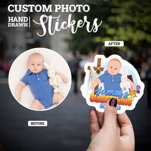 Load image into Gallery viewer, Create your own Custom Stickers for Christening Name
