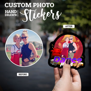 Create your own Custom Stickers for Dance Mom & Daughter