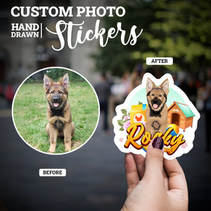 Create your own Custom Stickers for Dog Name