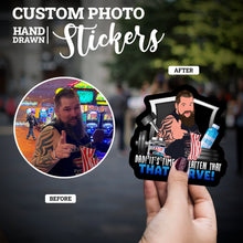 Load image into Gallery viewer, Create your own Custom Stickers for Flatten that Curve Dad
