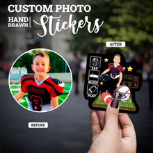 Load image into Gallery viewer, Create your own Custom Stickers for Football
