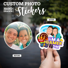 Load image into Gallery viewer, Create your own Custom Stickers for Gamer Mom
