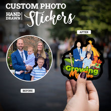Load image into Gallery viewer, Create your own Custom Stickers for Growing My Tribe Mom
