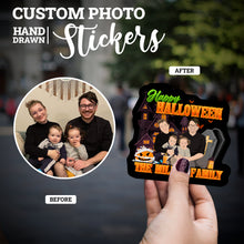 Load image into Gallery viewer, Create your own Custom Stickers for Halloween Family Sticker
