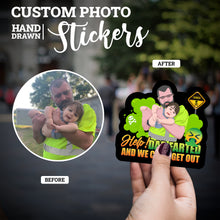 Load image into Gallery viewer, Create your own Custom Stickers for Help Dad Farted
