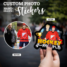 Load image into Gallery viewer, Create your own Custom Stickers for Hockey Mom
