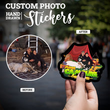 Load image into Gallery viewer, Create your own Custom Stickers for More Camping Less Stress
