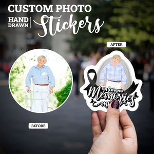 Create your own Custom Stickers for Personalized Mother Memorial